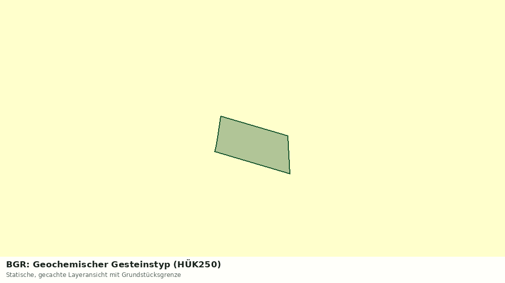 Statische Kartenansicht: BGR: Geochemischer Gesteinstyp (HÜK250)