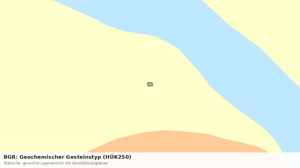 Statische Kartenansicht: BGR: Geochemischer Gesteinstyp (HÜK250)