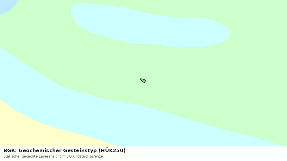 Statische Kartenansicht: BGR: Geochemischer Gesteinstyp (HÜK250)