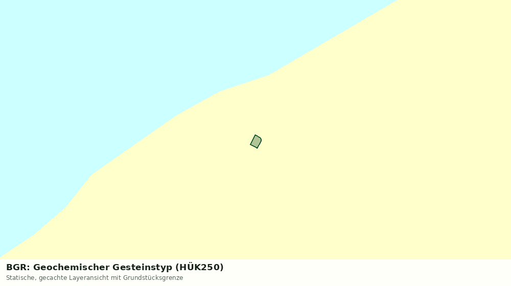 Statische Kartenansicht: BGR: Geochemischer Gesteinstyp (HÜK250)