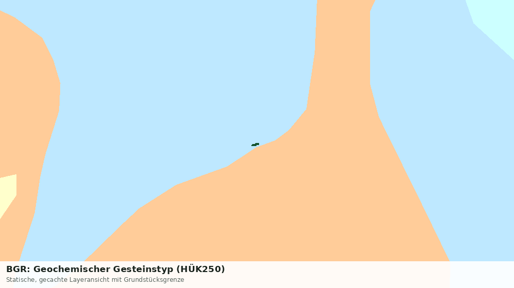 Statische Kartenansicht: BGR: Geochemischer Gesteinstyp (HÜK250)