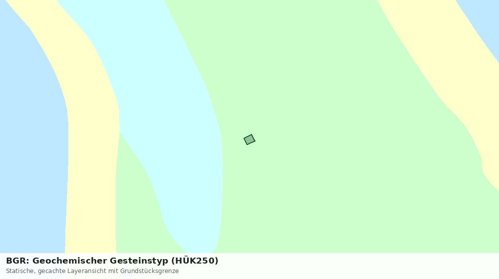Statische Kartenansicht: BGR: Geochemischer Gesteinstyp (HÜK250)