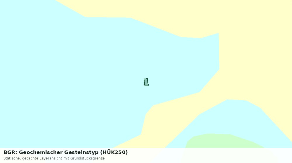 Statische Kartenansicht: BGR: Geochemischer Gesteinstyp (HÜK250)
