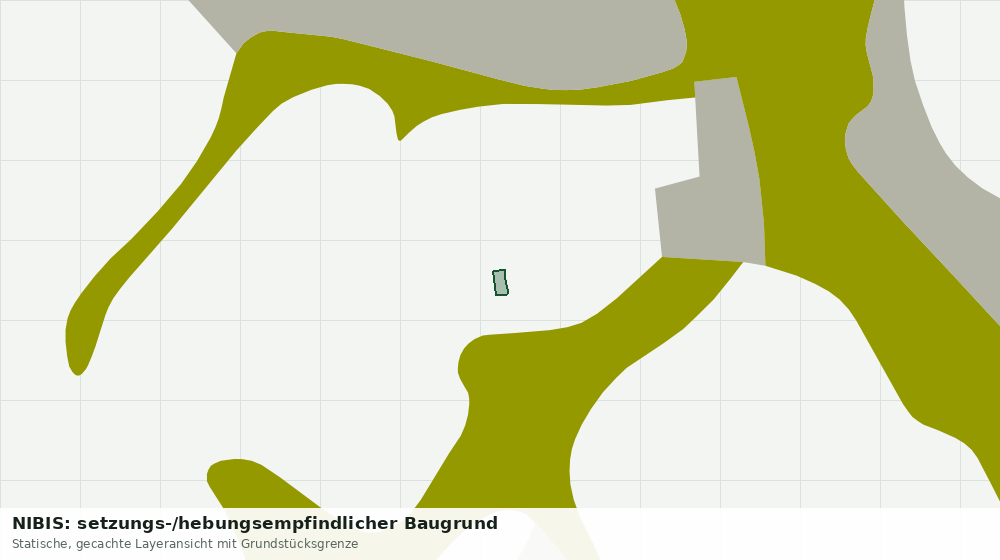 Statische Kartenansicht: NIBIS: setzungs-/hebungsempfindlicher Baugrund