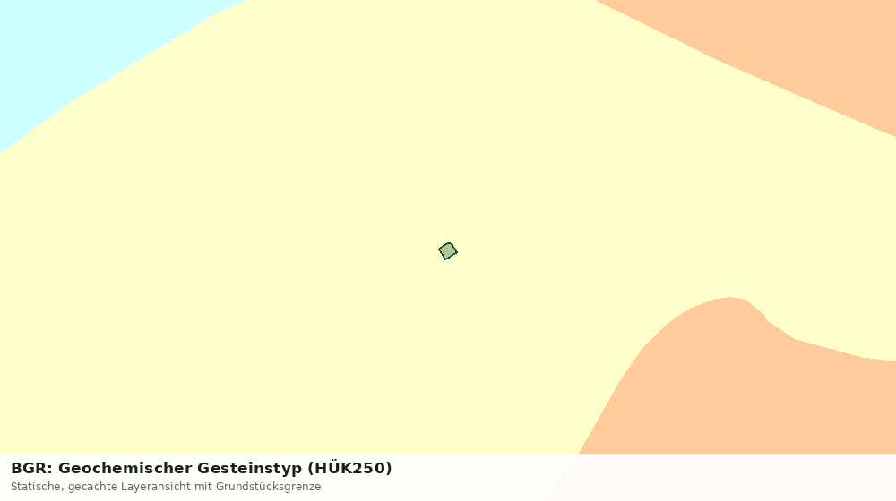 Statische Kartenansicht: BGR: Geochemischer Gesteinstyp (HÜK250)