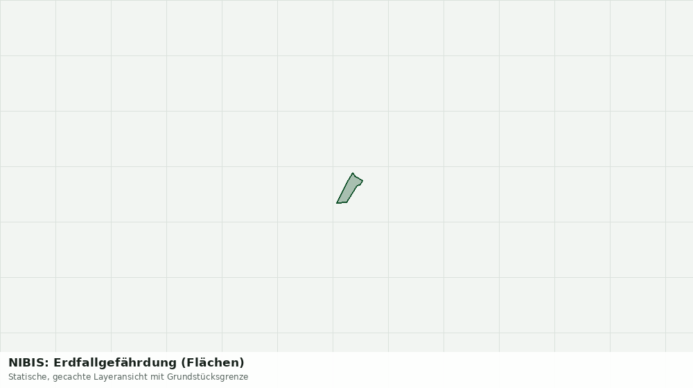Statische Kartenansicht: NIBIS: Erdfallgefährdung (Flächen)