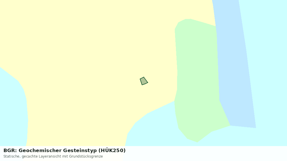 Statische Kartenansicht: BGR: Geochemischer Gesteinstyp (HÜK250)