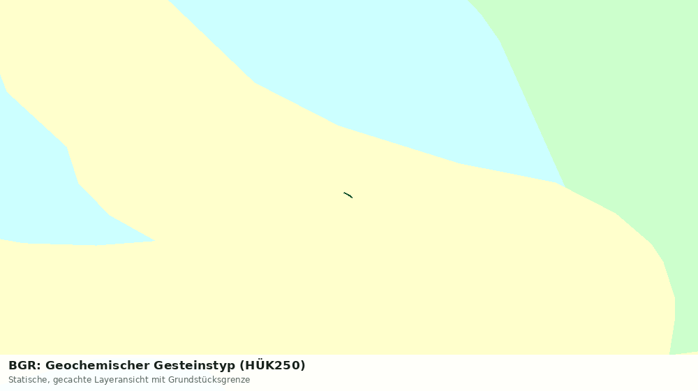 Statische Kartenansicht: BGR: Geochemischer Gesteinstyp (HÜK250)