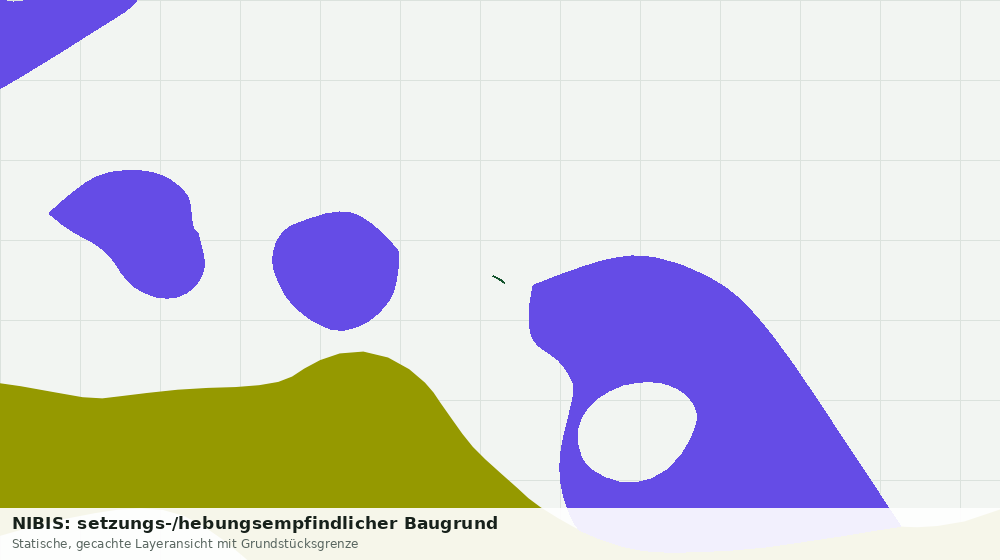 Statische Kartenansicht: NIBIS: setzungs-/hebungsempfindlicher Baugrund