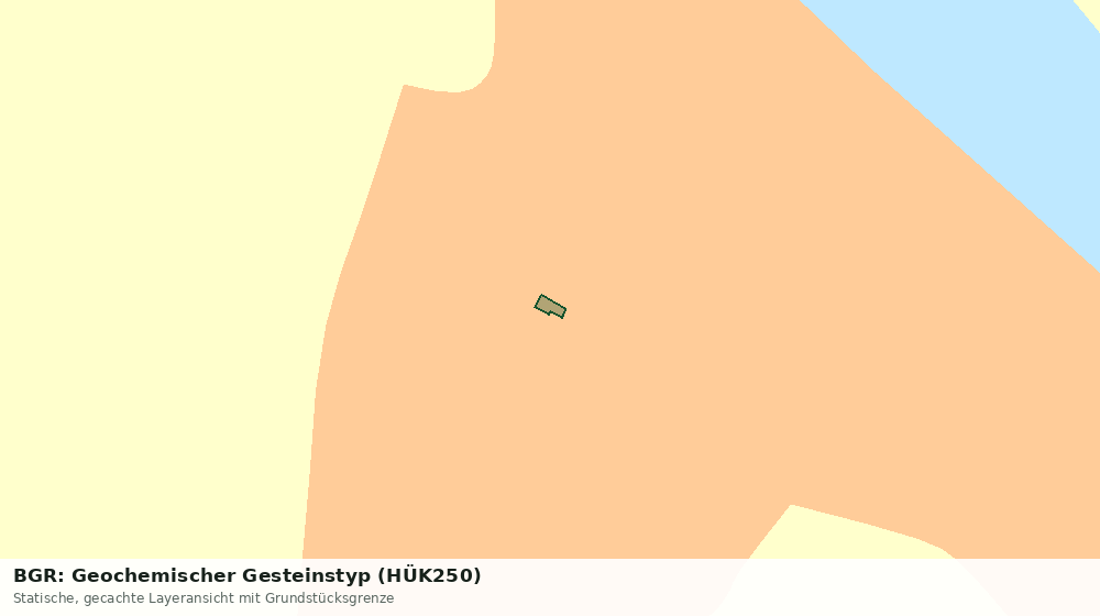 Statische Kartenansicht: BGR: Geochemischer Gesteinstyp (HÜK250)