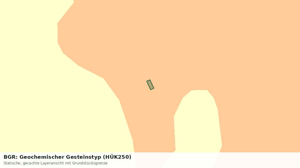 Statische Kartenansicht: BGR: Geochemischer Gesteinstyp (HÜK250)