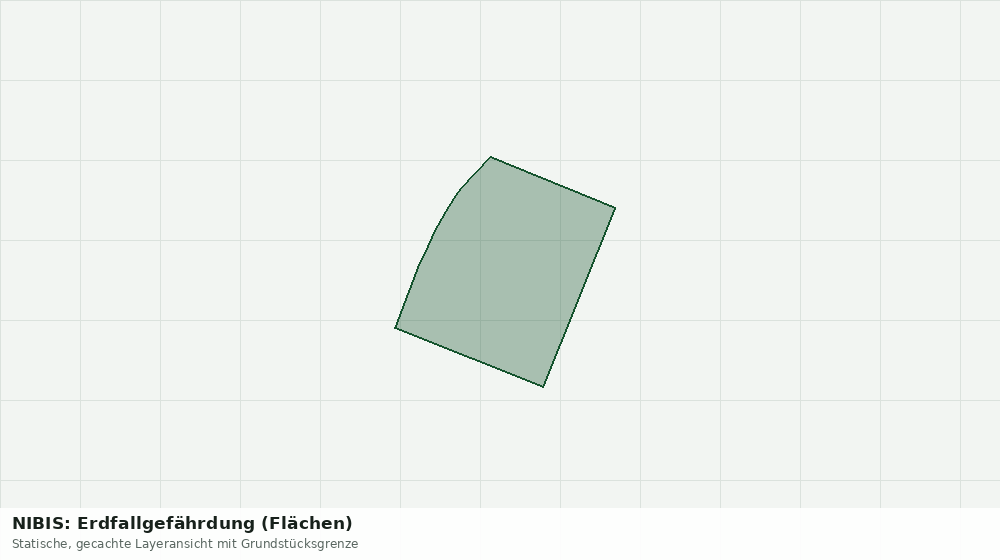 Statische Kartenansicht: NIBIS: Erdfallgefährdung (Flächen)