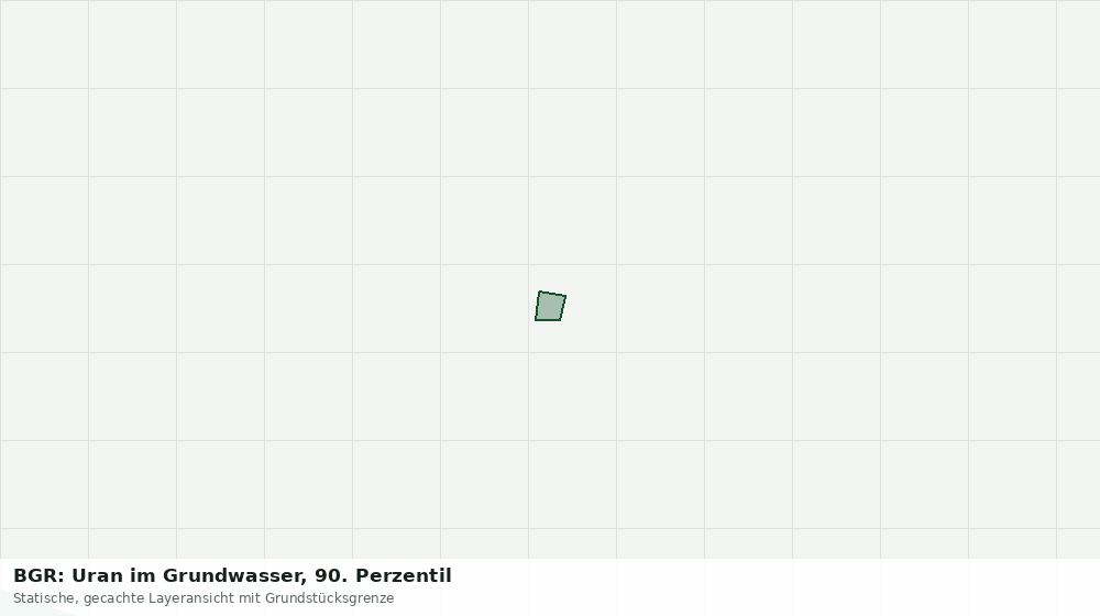 Statische Kartenansicht: BGR: Uran im Grundwasser, 90. Perzentil