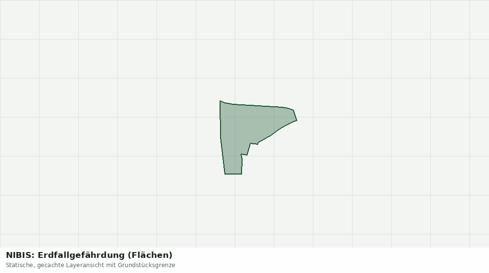 Statische Kartenansicht: NIBIS: Erdfallgefährdung (Flächen)