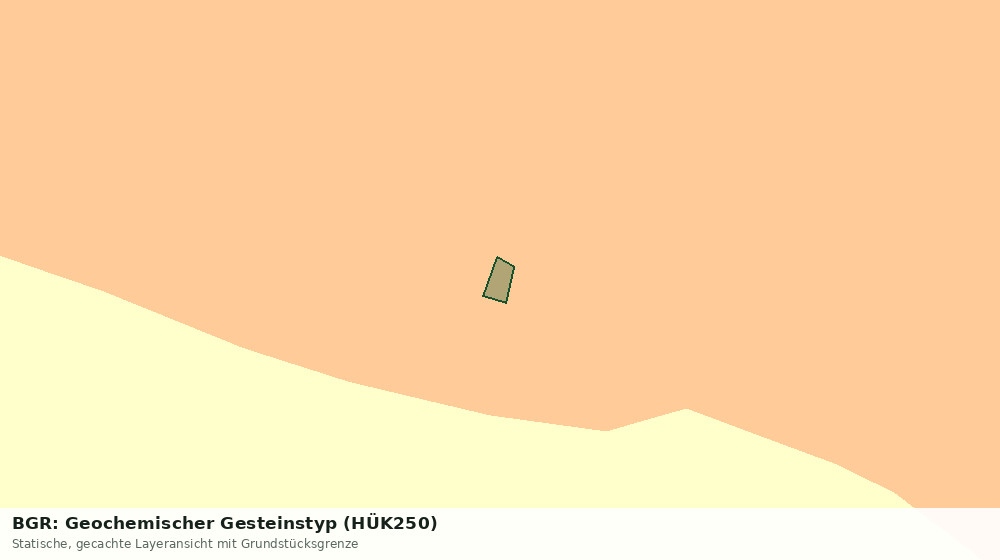 Statische Kartenansicht: BGR: Geochemischer Gesteinstyp (HÜK250)