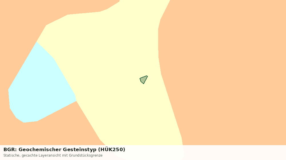 Statische Kartenansicht: BGR: Geochemischer Gesteinstyp (HÜK250)