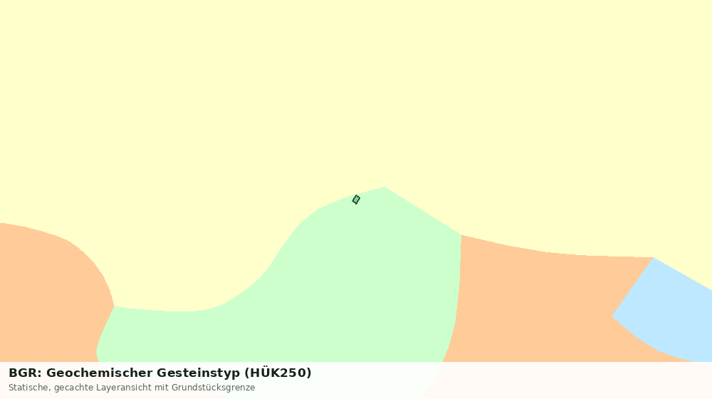 Statische Kartenansicht: BGR: Geochemischer Gesteinstyp (HÜK250)