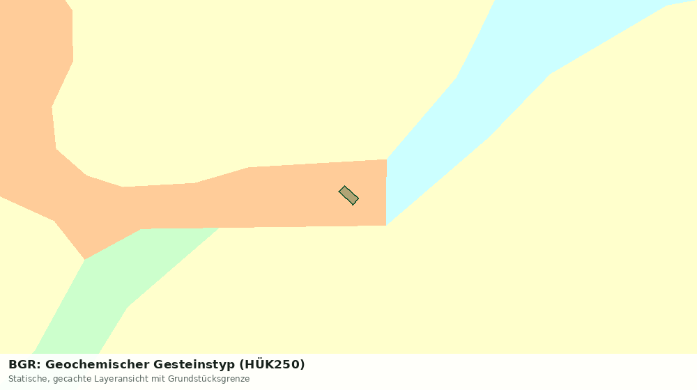 Statische Kartenansicht: BGR: Geochemischer Gesteinstyp (HÜK250)