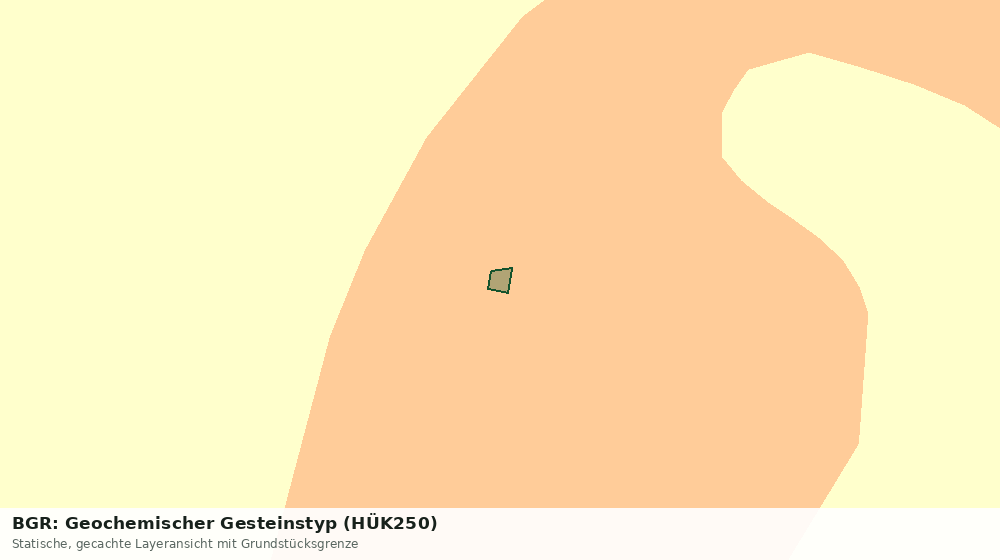 Statische Kartenansicht: BGR: Geochemischer Gesteinstyp (HÜK250)