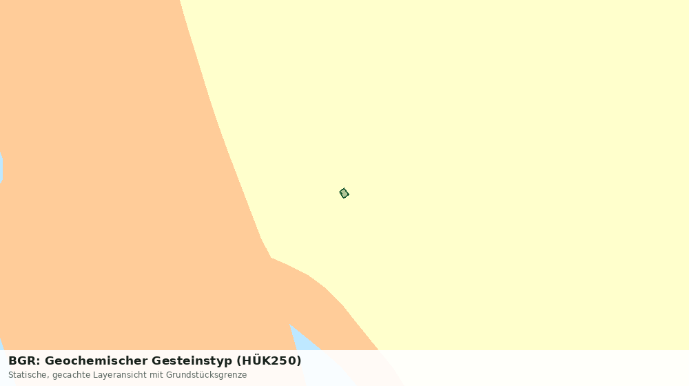 Statische Kartenansicht: BGR: Geochemischer Gesteinstyp (HÜK250)