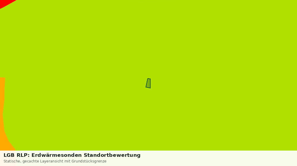 Statische Kartenansicht: LGB RLP: Erdwärmesonden Standortbewertung