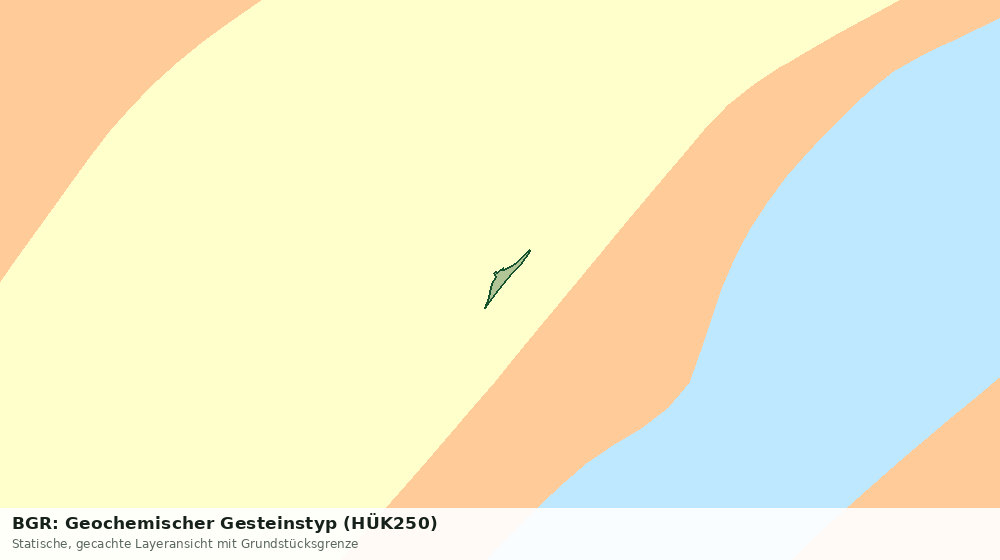 Statische Kartenansicht: BGR: Geochemischer Gesteinstyp (HÜK250)