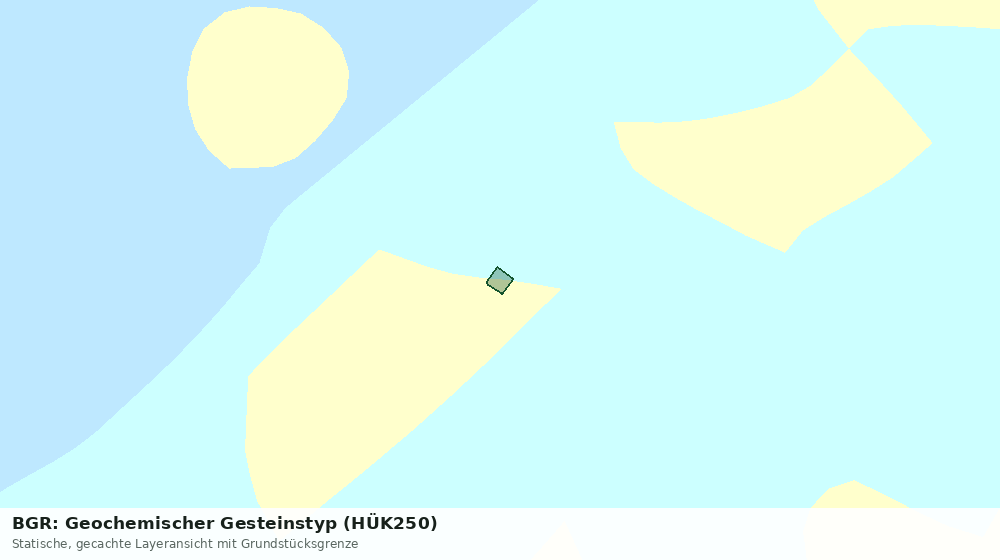 Statische Kartenansicht: BGR: Geochemischer Gesteinstyp (HÜK250)