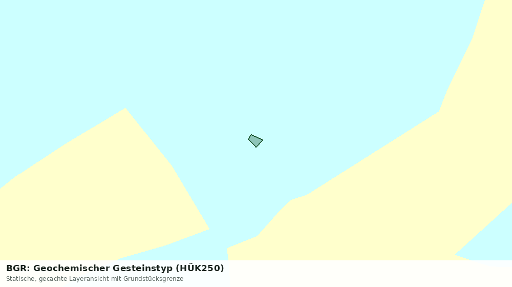 Statische Kartenansicht: BGR: Geochemischer Gesteinstyp (HÜK250)