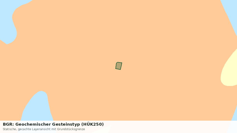 Statische Kartenansicht: BGR: Geochemischer Gesteinstyp (HÜK250)