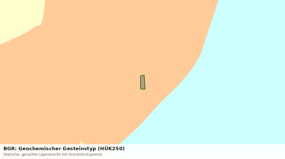 Statische Kartenansicht: BGR: Geochemischer Gesteinstyp (HÜK250)