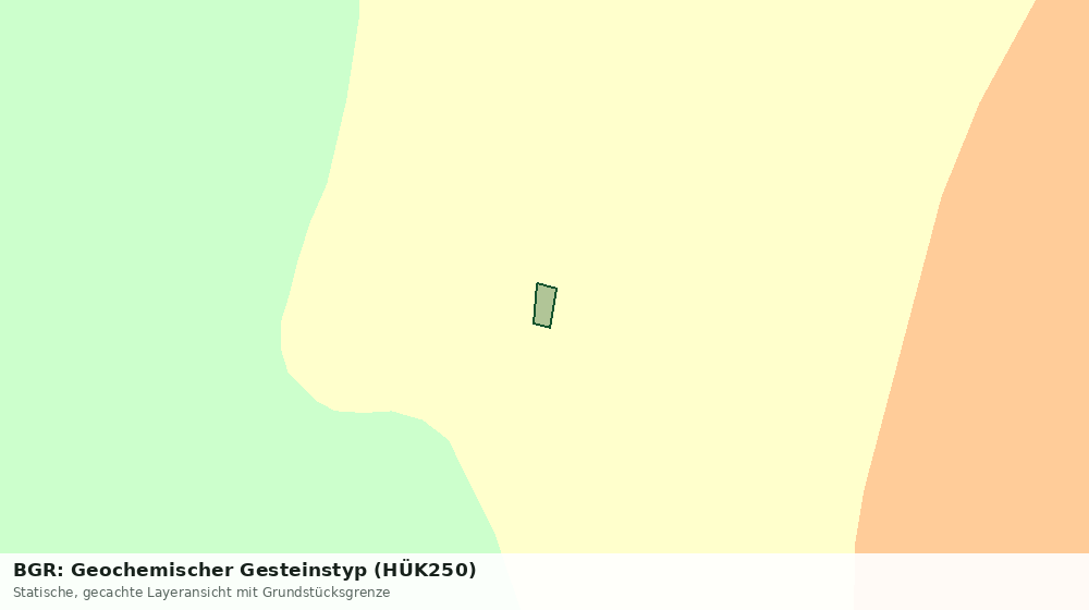 Statische Kartenansicht: BGR: Geochemischer Gesteinstyp (HÜK250)