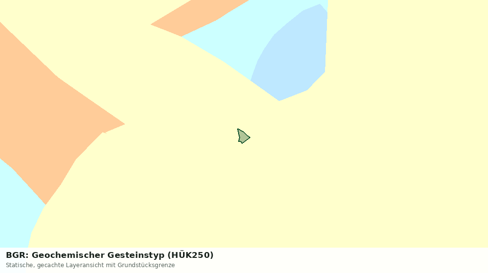 Statische Kartenansicht: BGR: Geochemischer Gesteinstyp (HÜK250)