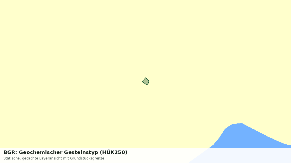 Statische Kartenansicht: BGR: Geochemischer Gesteinstyp (HÜK250)