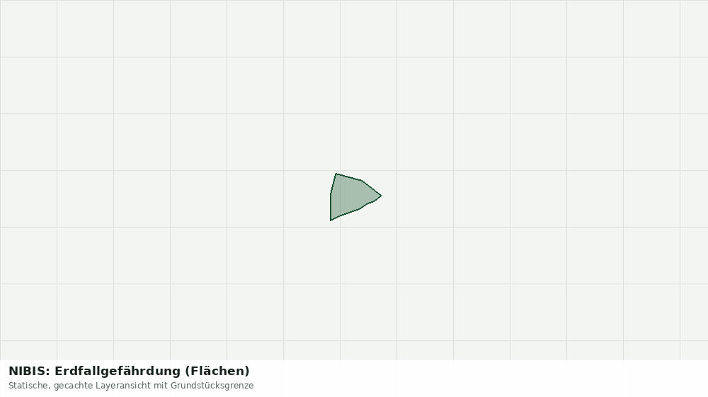 Statische Kartenansicht: NIBIS: Erdfallgefährdung (Flächen)