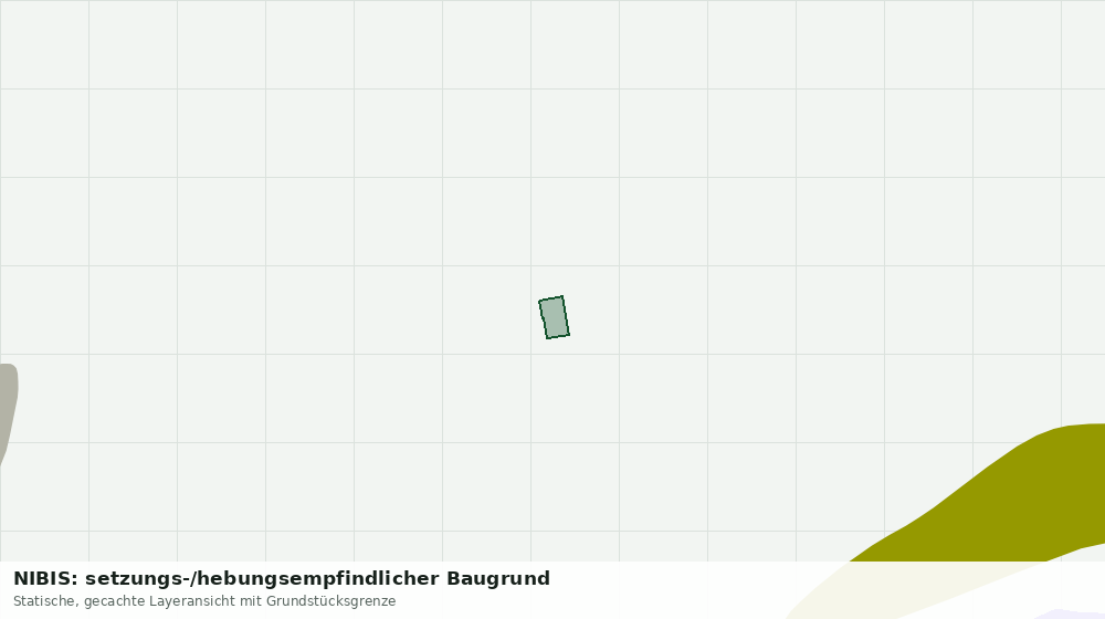 Statische Kartenansicht: NIBIS: setzungs-/hebungsempfindlicher Baugrund