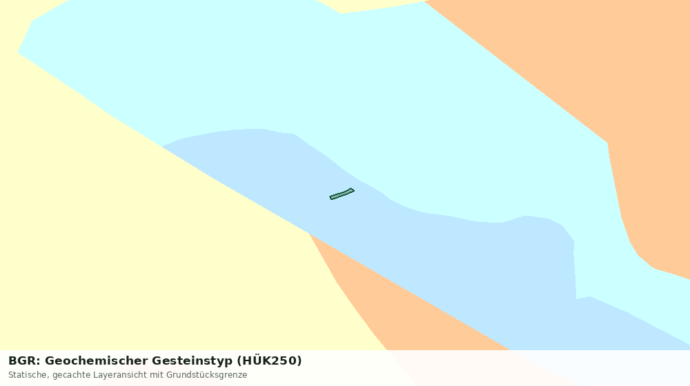 Statische Kartenansicht: BGR: Geochemischer Gesteinstyp (HÜK250)