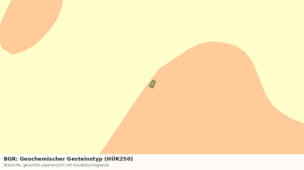 Statische Kartenansicht: BGR: Geochemischer Gesteinstyp (HÜK250)