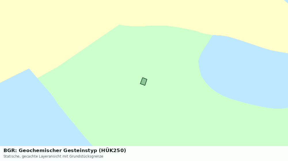 Statische Kartenansicht: BGR: Geochemischer Gesteinstyp (HÜK250)