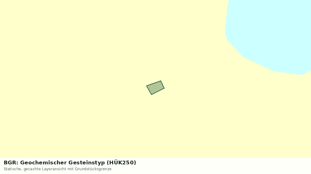 Statische Kartenansicht: BGR: Geochemischer Gesteinstyp (HÜK250)