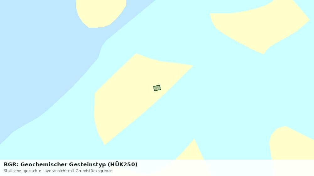 Statische Kartenansicht: BGR: Geochemischer Gesteinstyp (HÜK250)