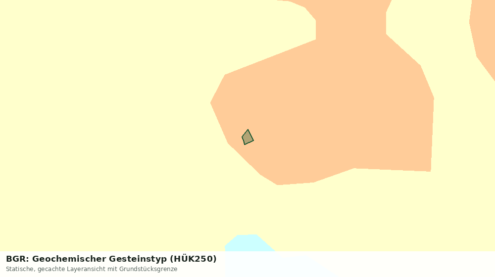 Statische Kartenansicht: BGR: Geochemischer Gesteinstyp (HÜK250)