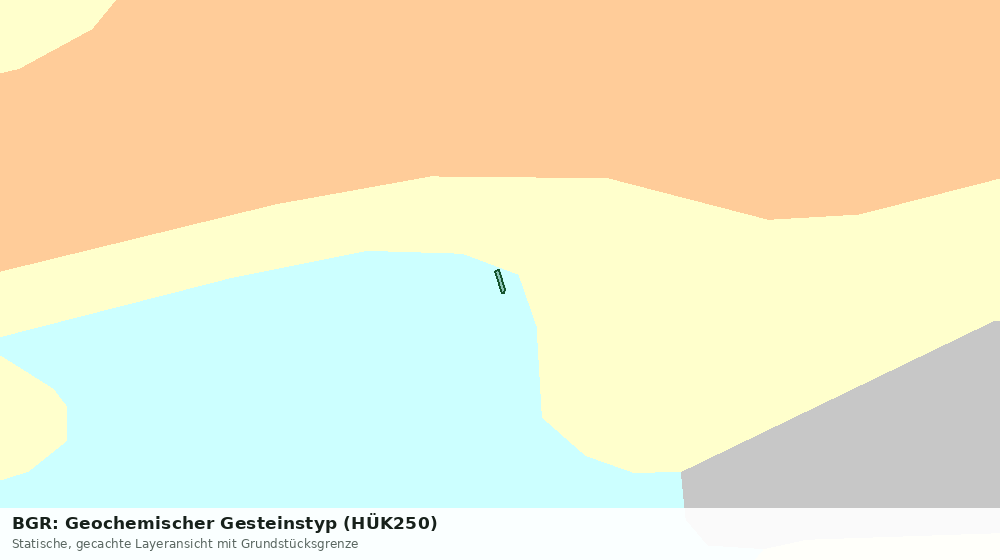 Statische Kartenansicht: BGR: Geochemischer Gesteinstyp (HÜK250)