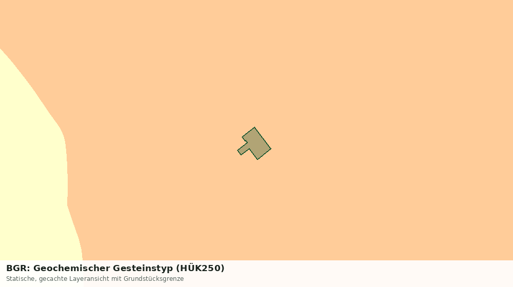 Statische Kartenansicht: BGR: Geochemischer Gesteinstyp (HÜK250)