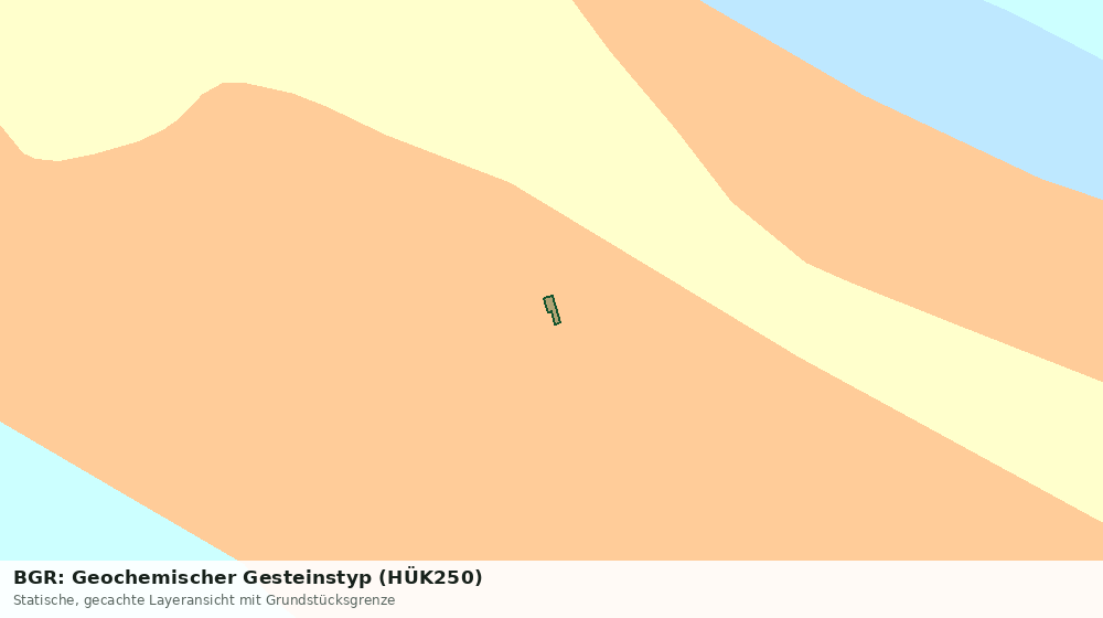 Statische Kartenansicht: BGR: Geochemischer Gesteinstyp (HÜK250)