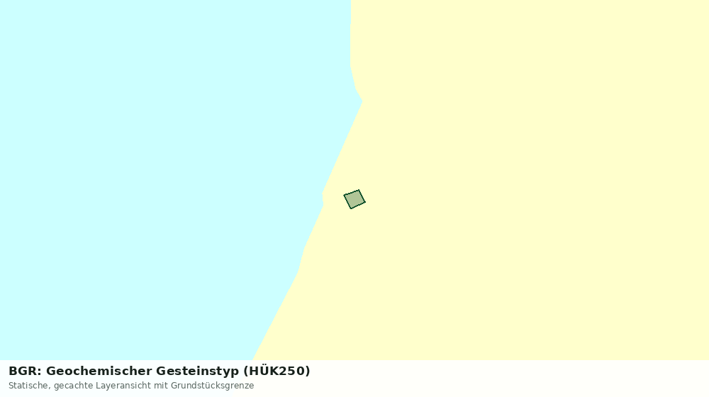 Statische Kartenansicht: BGR: Geochemischer Gesteinstyp (HÜK250)