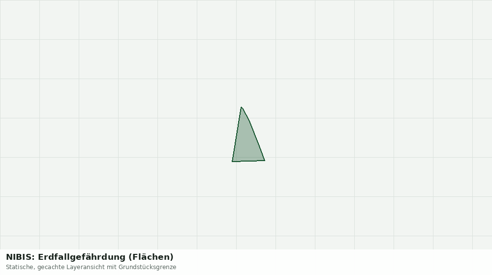Statische Kartenansicht: NIBIS: Erdfallgefährdung (Flächen)