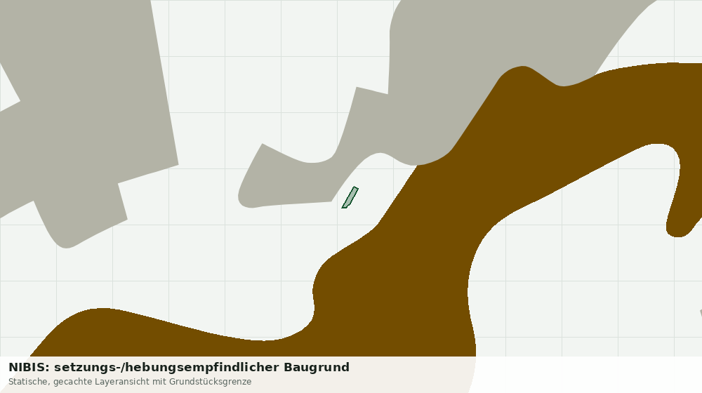 Statische Kartenansicht: NIBIS: setzungs-/hebungsempfindlicher Baugrund