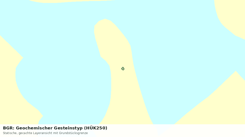 Statische Kartenansicht: BGR: Geochemischer Gesteinstyp (HÜK250)