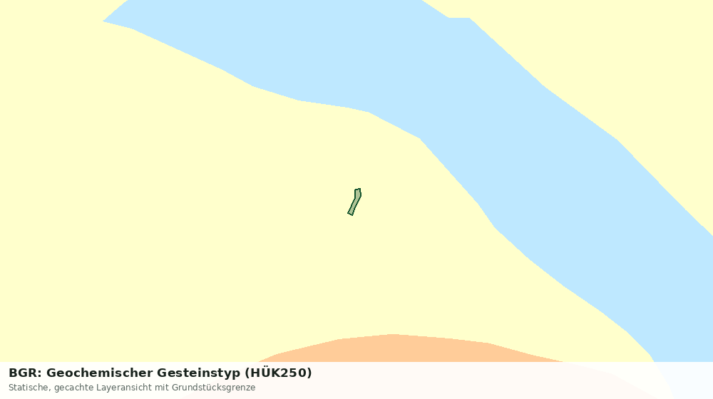 Statische Kartenansicht: BGR: Geochemischer Gesteinstyp (HÜK250)