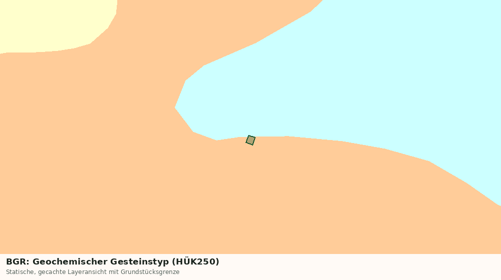 Statische Kartenansicht: BGR: Geochemischer Gesteinstyp (HÜK250)